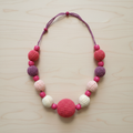 Colar Crochet Rosa