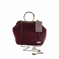 Bolsa Crochet Bordô