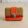 Carteira Crochet Multicor