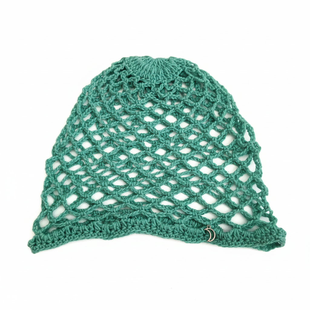 Acessório Headpiece Menta da Kukini Co. com detalhes em tecido verde menta e acabamento delicado, para looks elegantes e femininos.