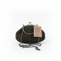 Bolsa Clutch Crochet Arco Verde tropa