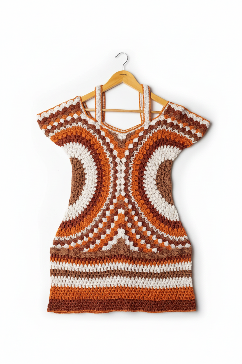 Vestido fundo branco